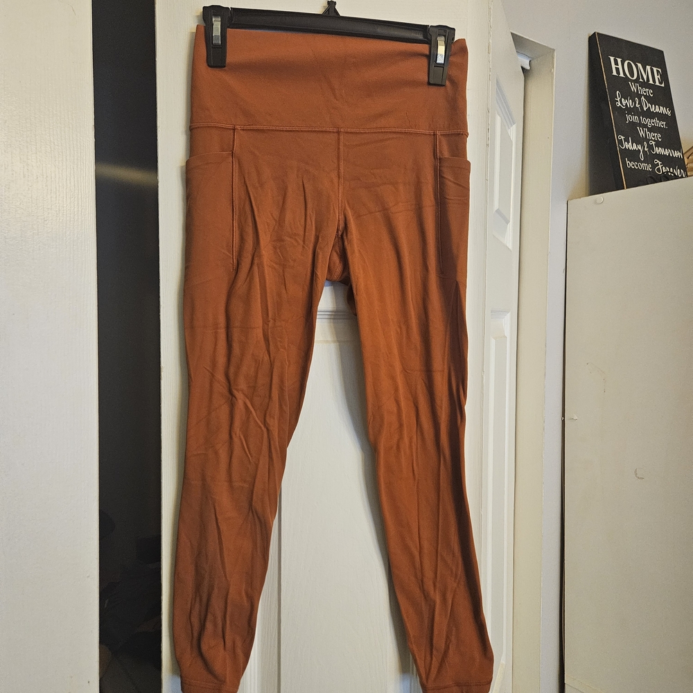 Athleta Burnt Orange Leggings